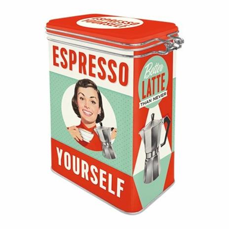 Scatola con chiusura ermetica Clip Top Box Espresso Yourself, 11x18x8 cm - 2