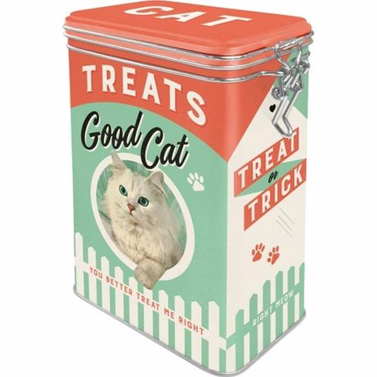 Scatola con chiusura ermetica Clip Top Box Cat Treats Good Boy, 11x18x8 cm - 3