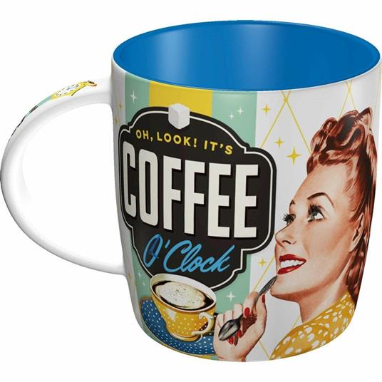 Tazza in ceramica Mugs Coffee O' Clock, 9x9x9 cm - 8