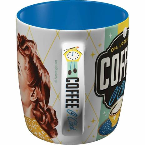 Tazza in ceramica Mugs Coffee O' Clock, 9x9x9 cm - 10