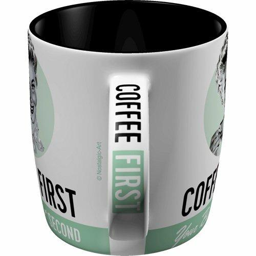 Tazza in ceramica Mugs Coffee First, 9x9x9 cm - 3