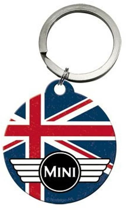 Key Chain Round Mini. Union Jack