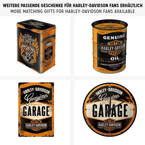 Termometro Harley-Davidson Garage, 28x0x7 cm - 5