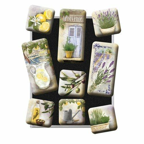 Set di 9 magneti Mediterranean, 9x2x7 cm - 2