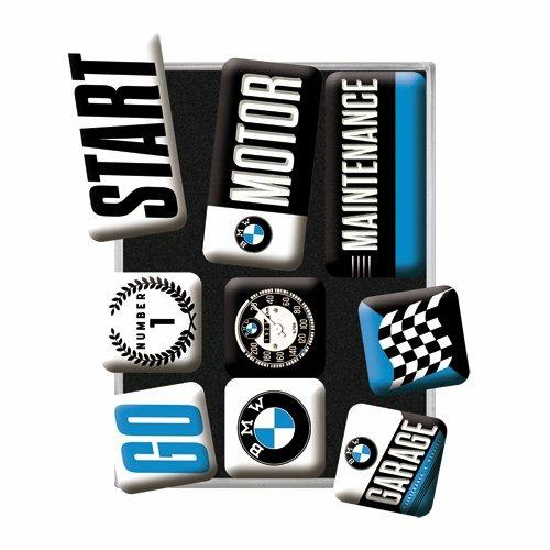 Set di 9 magneti BMW - Motor, 9x2x7 cm - 2