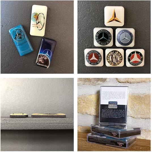 Set di 9 magneti Magnet Set Mercedes-Benz - Logo Evolution - 3