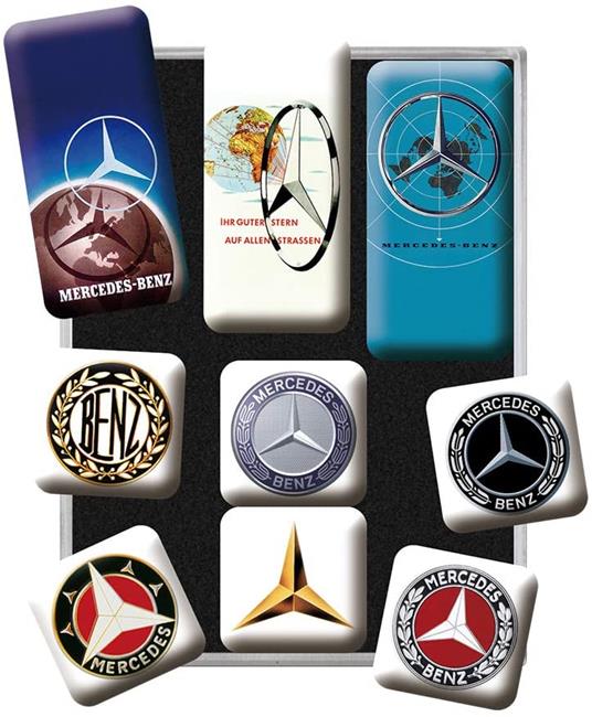 Set di 9 magneti Magnet Set Mercedes-Benz - Logo Evolution