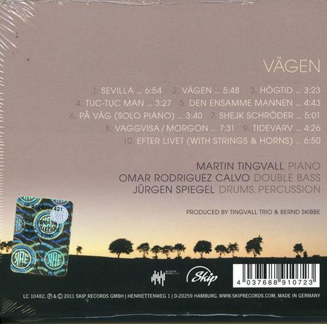 Vagen - CD Audio di Tingvall Trio - 2