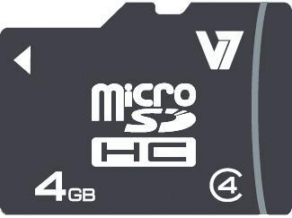 V7 Micro Scheda SDHC Classe 4 DA 4GB + Adattatore - 2