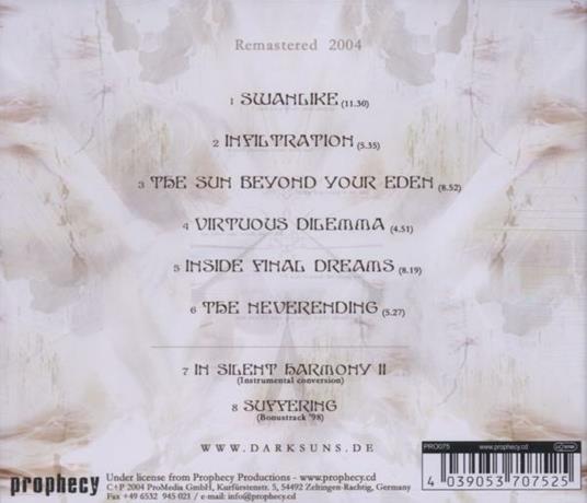 Swanlike - CD Audio di Dark Suns - 2