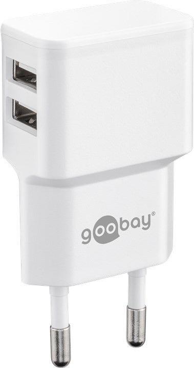 Goobay 44952 Caricabatterie per dispositivi mobili Interno Bianco