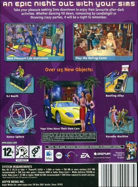 Sims 2. Nightlife (versione Mac) - 11