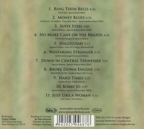 Tempered Steel - CD Audio di Spencer Bohren - 2
