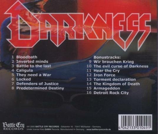 Defenders of Justice - CD Audio di Darkness - 2