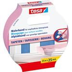 TESA 56260 Carta gommata per imbianchini Adatto per uso interno Carta Rosa 25 m