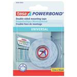 Nastri biadesivi tesa Powerbond Universale 19mm x 1,5m bianco 58565-00001-00