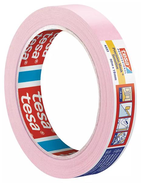 TESA 4333 50 m Carta gommata per imbianchini Adatto per uso interno Carta Rosa