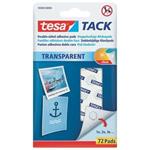 Nastri biadesivi tesa TACK® Pads trasparenti 1 cm² trasparente conf.72 - 59408-00000-00