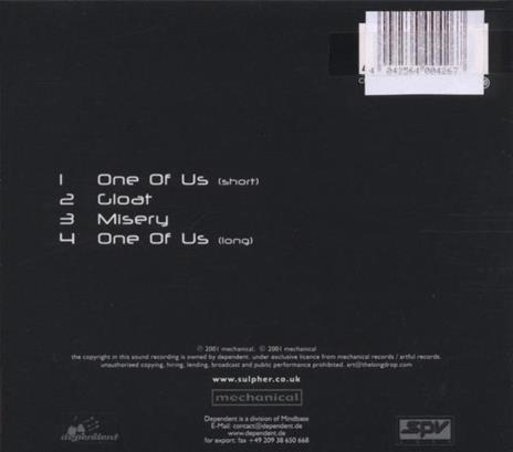 One of us - CD Audio di Sulpher - 2
