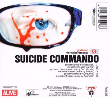 Godsend-Menschenfresser - CD Audio di Suicide Commando - 2