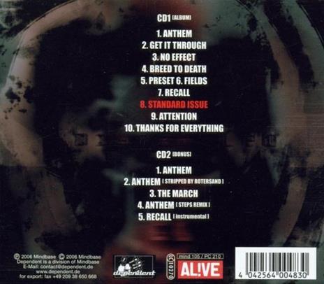 Standard Issue - CD Audio di Dismantled - 2