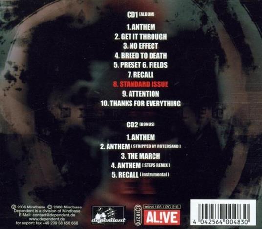 Standard Issue - CD Audio di Dismantled - 2
