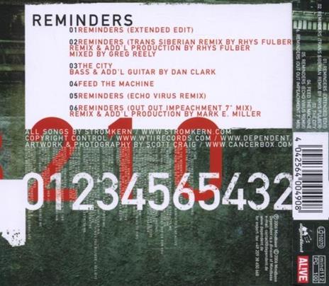 Reminders - CD Audio Singolo di Stromkern - 2