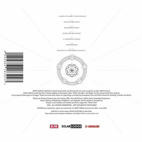 Aether - CD Audio di Aeon Sable - 2