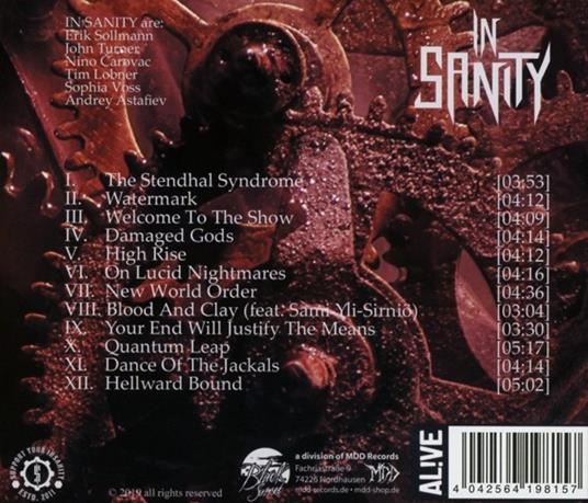 Welcome to the Show - CD Audio di In Sanity