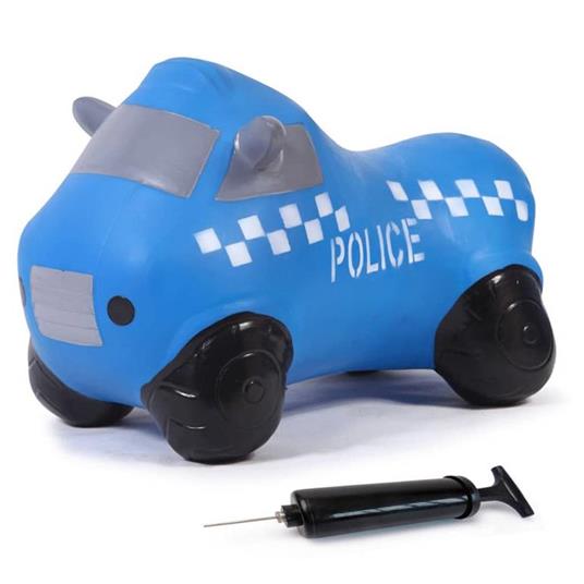 Jamara Macchina da Polizia a Rimbalzo con Pompa Blu - 2