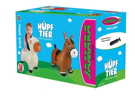 Jamara Hopping animal horse brown with pump gioco gonfiabile - 2