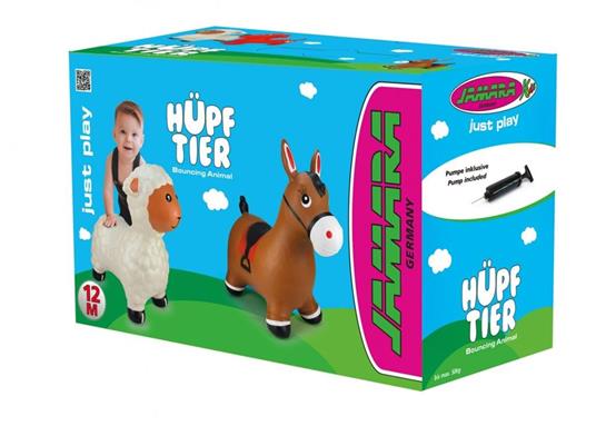 Jamara Hopping animal horse brown with pump gioco gonfiabile - 2