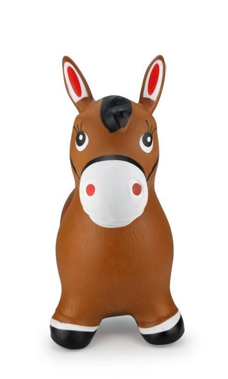 Jamara Hopping animal horse brown with pump gioco gonfiabile - 3