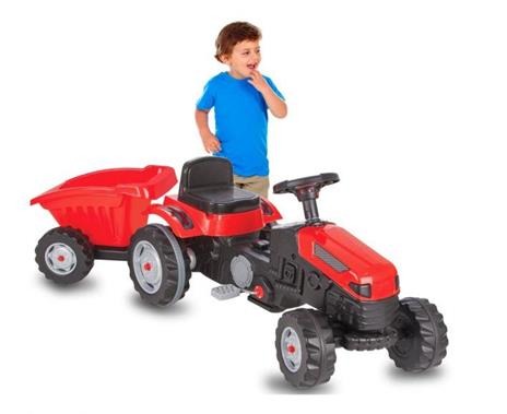 Jamara Pedal tractor Strong Bull with trailer