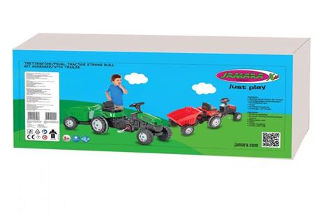 Jamara Pedal tractor Strong Bull with trailer - 2