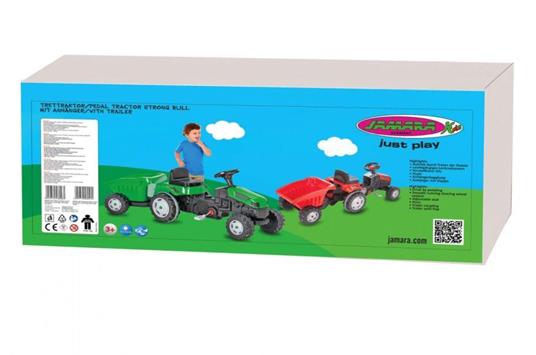 Jamara Pedal tractor Strong Bull with trailer - 2