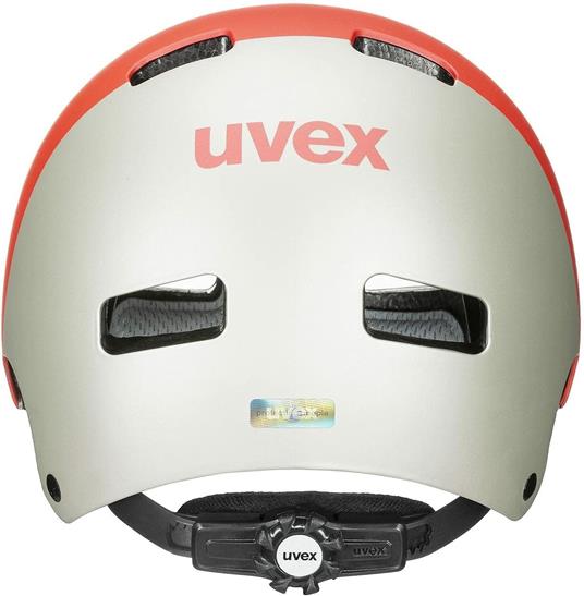 uvex Kid 3 CC, Casco Bicicletta Unisex Bambino, Grapefruit-Sand Mat, 55-58 cm - 3