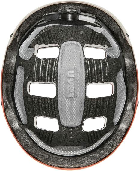 uvex Kid 3 CC, Casco Bicicletta Unisex Bambino, Grapefruit-Sand Mat, 55-58 cm - 4