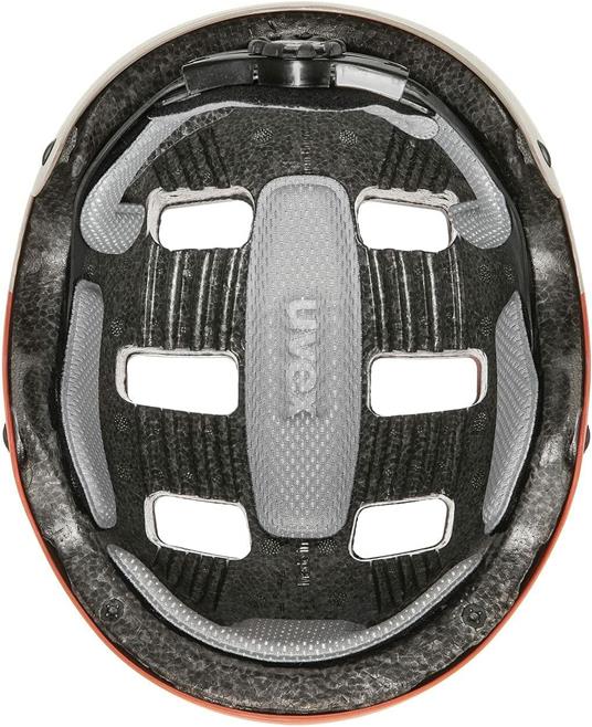 uvex Kid 3 CC, Casco Bicicletta Unisex Bambino, Grapefruit-Sand Mat, 55-58 cm - 4
