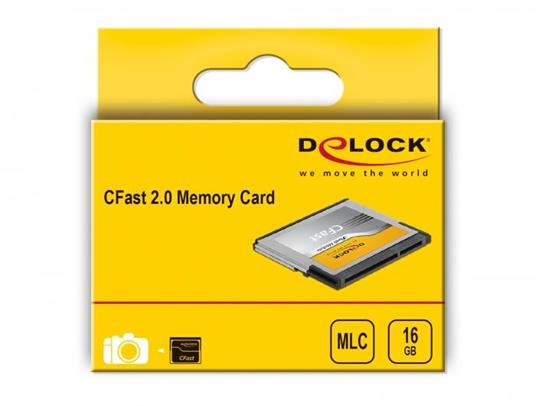 DeLOCK CFast 2.0 memoria flash 16 GB MLC - 2