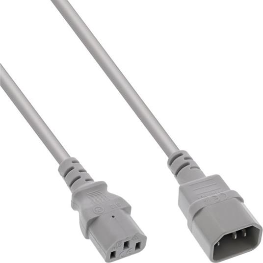 InLine Cavo Alimentazione Prolunga, Spina IEC-320-C14 A Presa