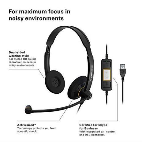 Cuffie Sennheiser sc 60 USB ml - 16