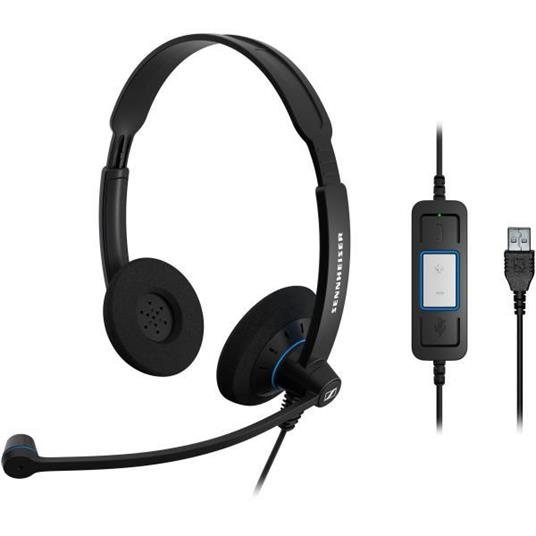 Cuffie Sennheiser sc 60 USB ml - 11
