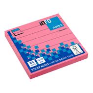 Foglietti Adesivi Rosa Fluo Righe