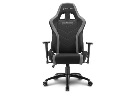 Sharkoon SKILLER SGS2 Sedia da gaming per PC Seduta imbottita Nero, Grigio - 2