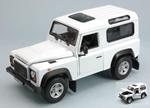 Land Rover Defender 90 1984 White 1:24 Model WE0342