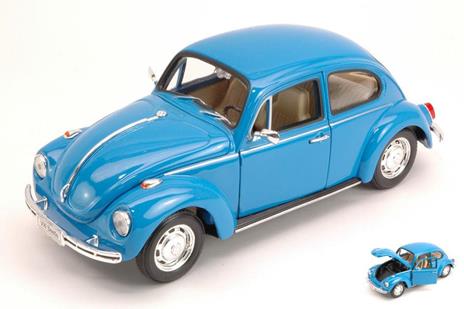 Volkswagen Vw Beetle 1968 Blue 1:24 Model We2106