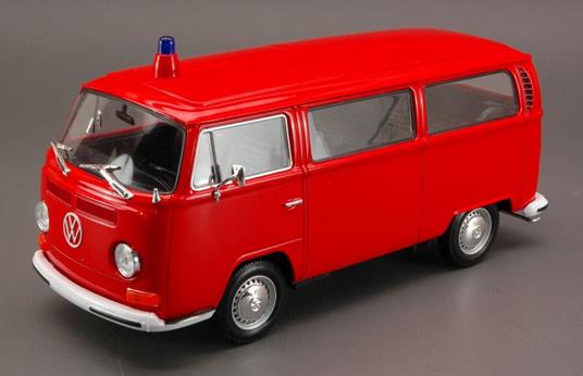 Volkswagen Vw Bus T2 1972 Feuerwehr 1:24 Model We4260