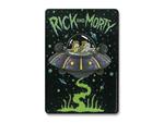 Rick & Morty Tin Sign Spaceship 15 X 21 Cm Logoshirt