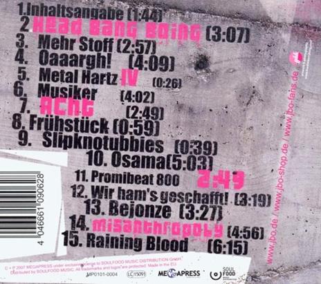 Headbangboing - CD Audio di J.B.O. - 2